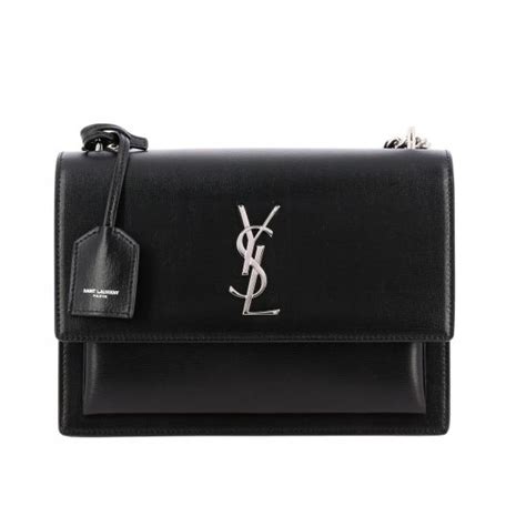 tracolla cuoio yves saint laurent|Cartelle e borse a tracolla Saint Laurent donna .